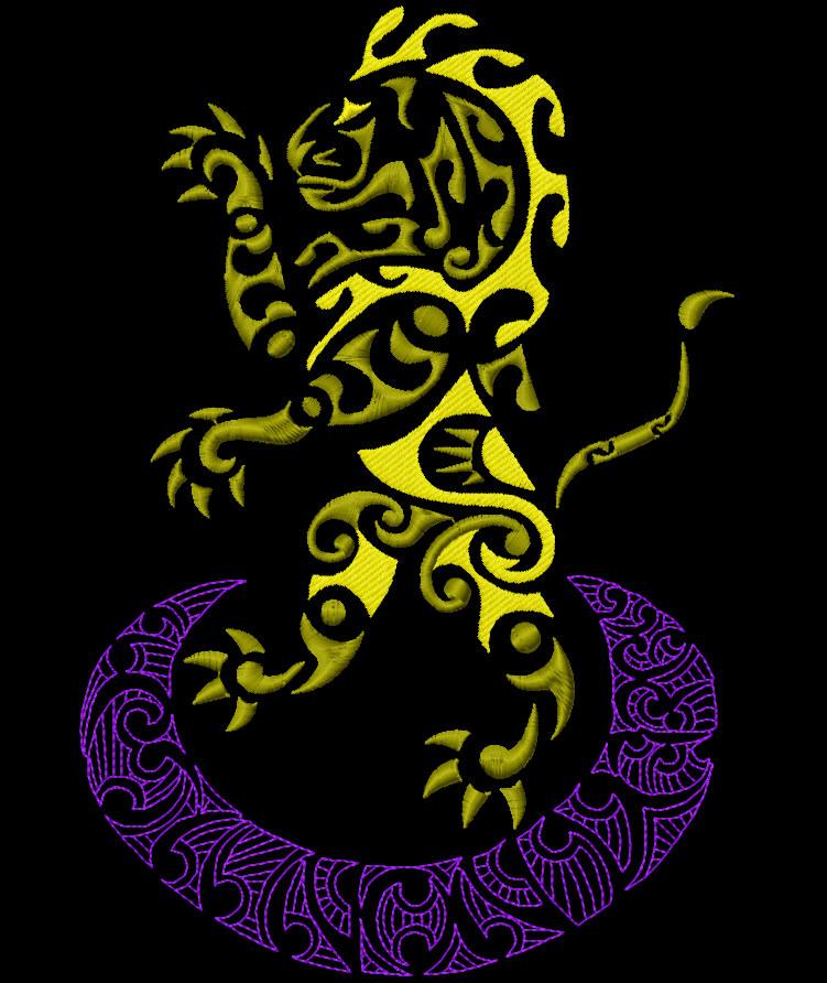 Tattoo lion free embroidery design
