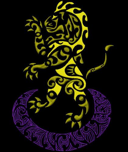 More information about "Tattoo lion free embroidery design"