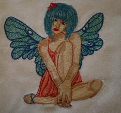 Pretty Fairy embroidery design