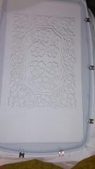 In hoop Embroidered Lace napkin free design