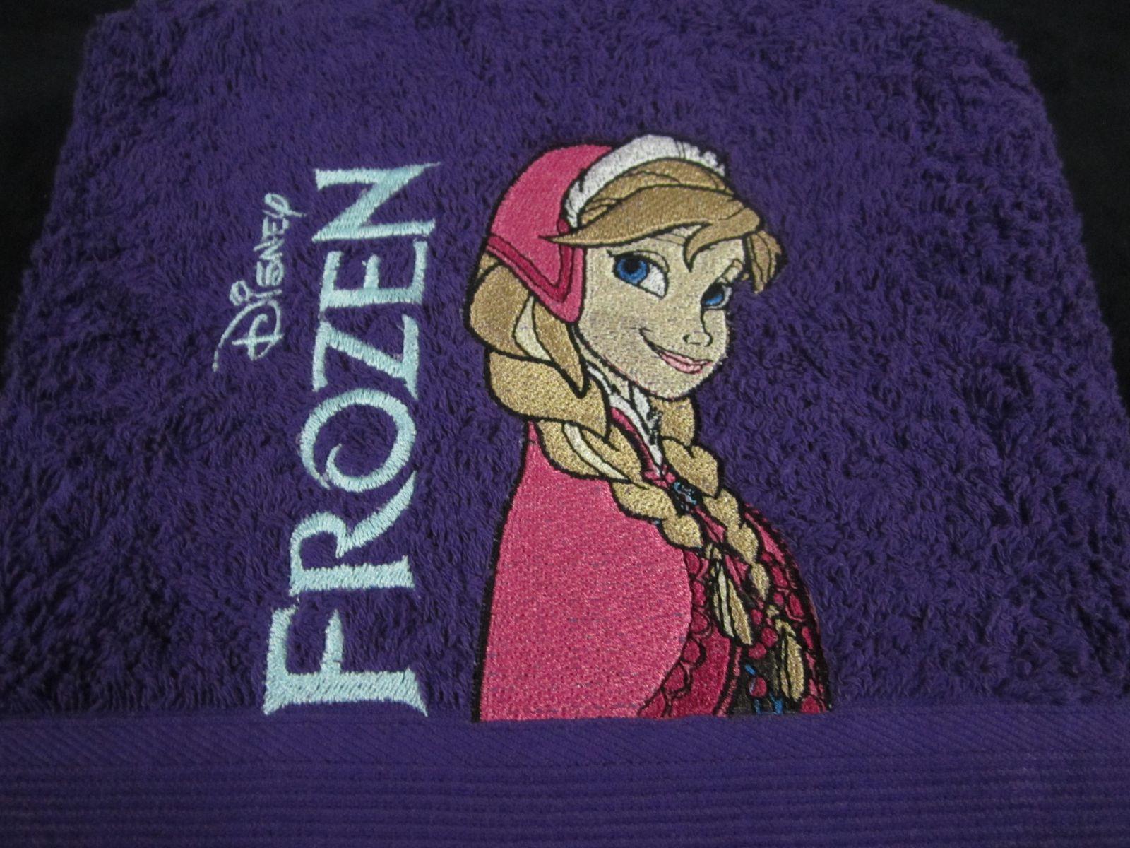 Embroidered at towel Anna design