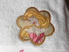 Aurora embroidered design