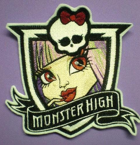 Monster High embroidered patch