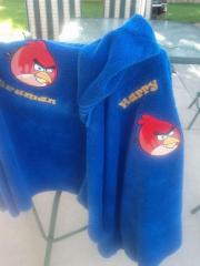 Angry birds embroidered towel