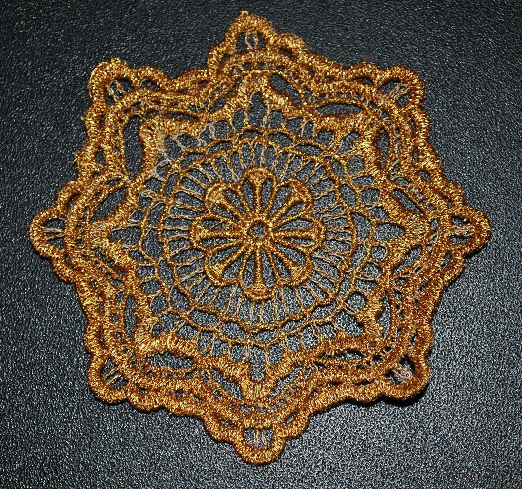 Fsl snowflake embroidery design