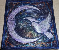 Moon Glow wall carpet with free fantasy embroidery design