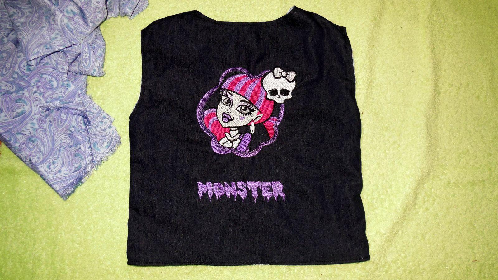 Monster High embroidered jacket