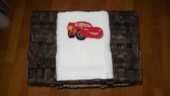 Lightning McQueen embroidery towel