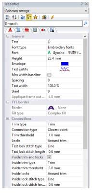 tajima pulse letras se deforman