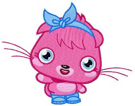 Poppet embroidery design