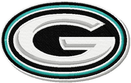 Guajome Park Academy Interlock logo machien embroidery design