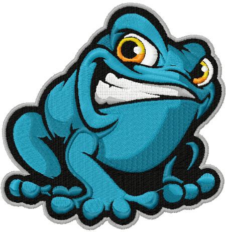 Guajome Park Academy Interlock logo embroidery design