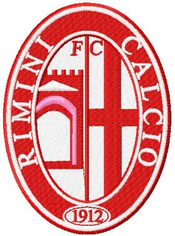A.C. Rimini 1912 football club logo embroidery design