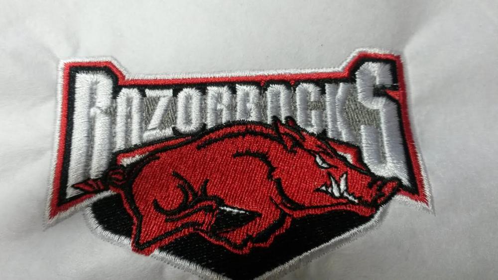 Ebroidered logo as patch