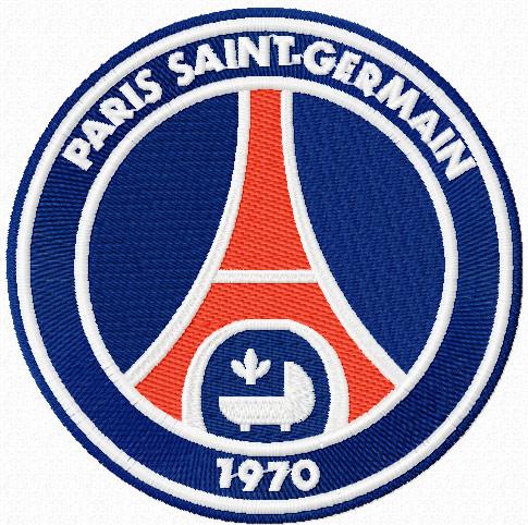 Paris San-German logo machine embroidery design