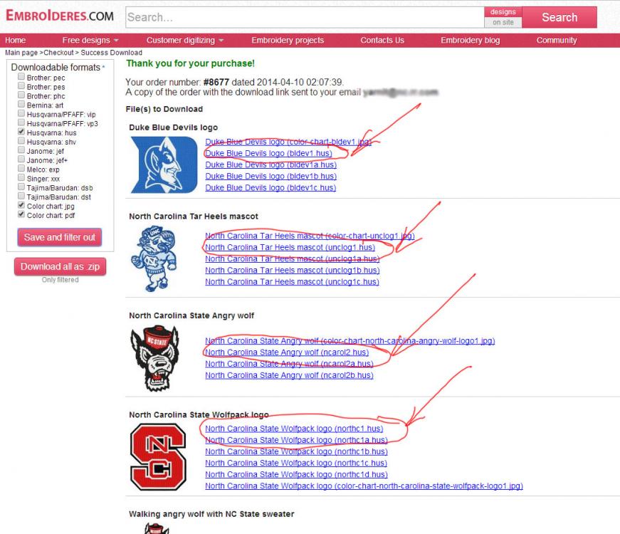 Smallest size embroidery