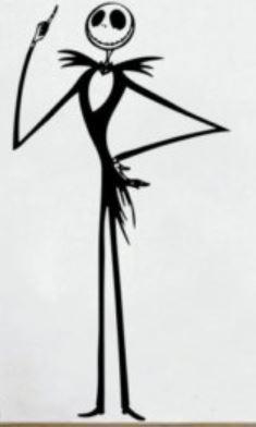 Jack Skellington art for embroidery