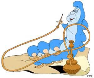 Alice in Wonderland Caterpillar embroidery design