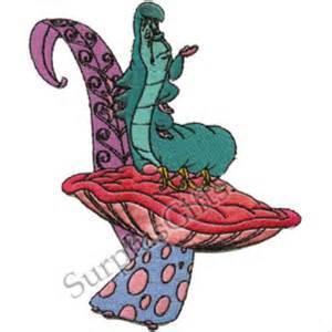 Caterpillar embroidery design