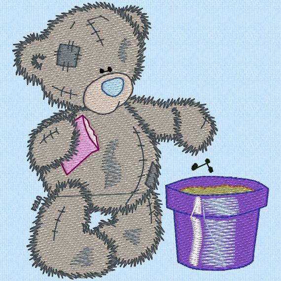 Bear with basket
