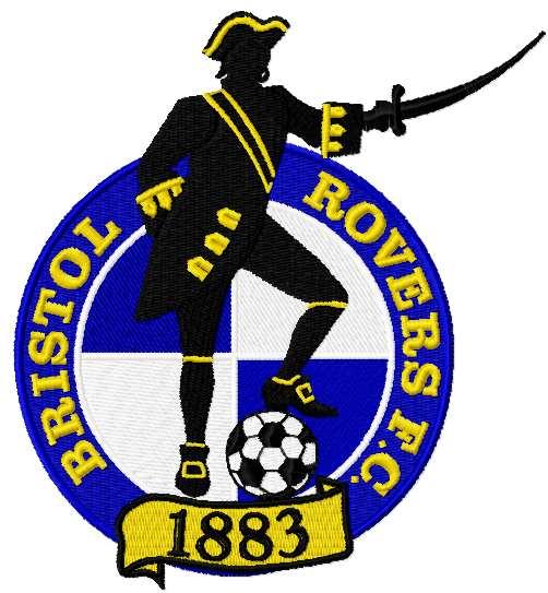 Bristol Rovers FC logo embroidery design