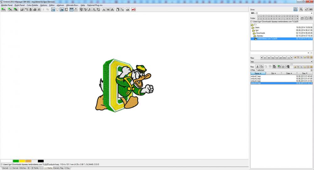 convert embroidery files via embird