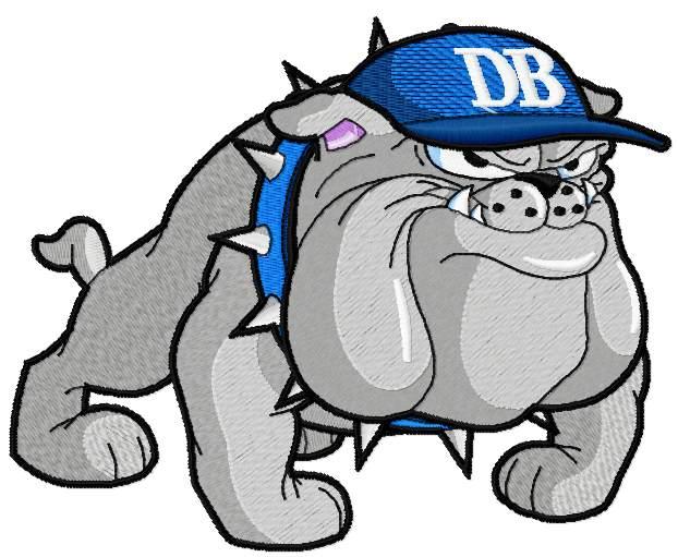 Forest High School logo embroidery design