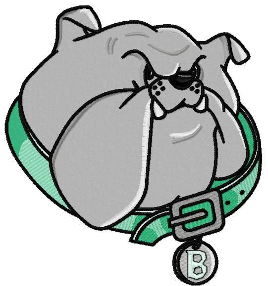 Aurelia High School logo embroidery design