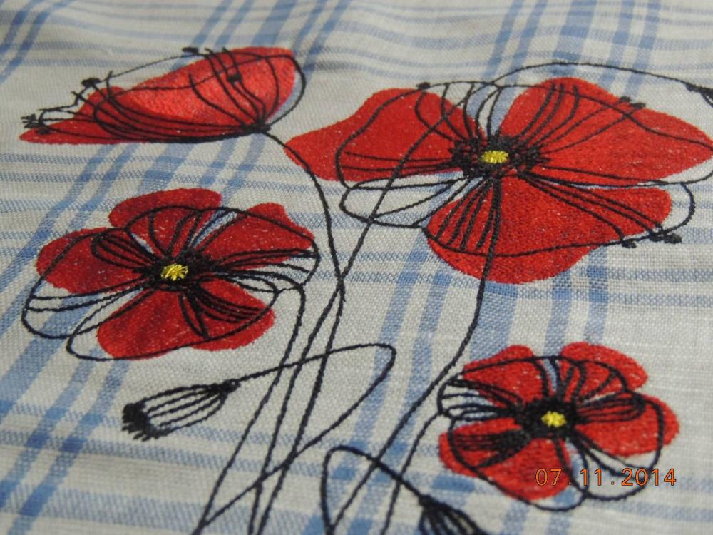 Embroidered kitchen towels