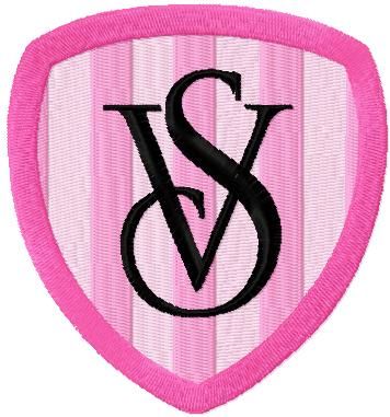 Victoria Secret logo embroidery design