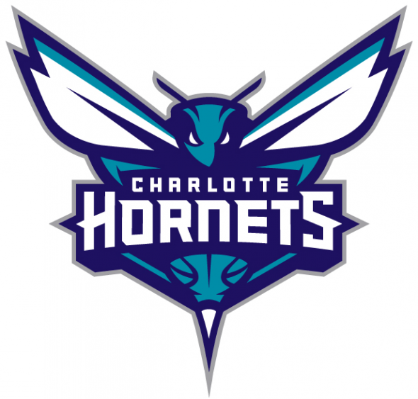 Charlotte Hornets logo machine embroidery design