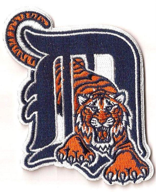 Detroit tigers logo embroidery design