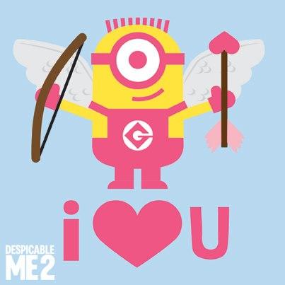 I love you minion clipart