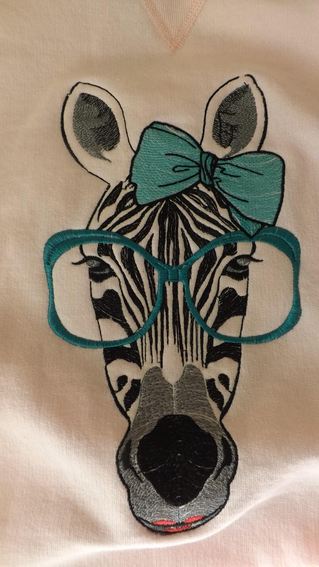 Zebra free embroidery design - Animals - Machine embroidery community