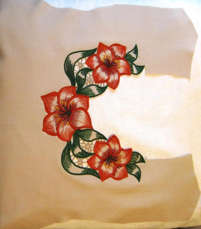 Embroidered dress decoration