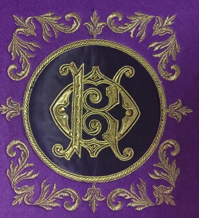 ko embroidered monogram