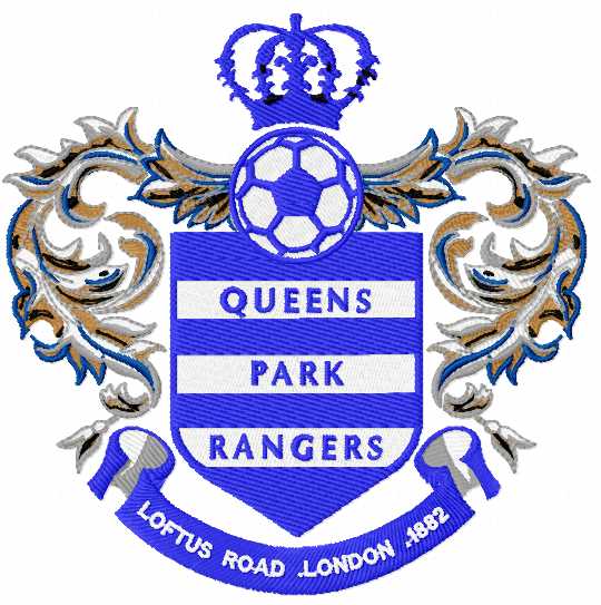 Queens Park Rangers logo embroidery design
