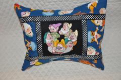 Pillow with Seven dwarfs embroidery design