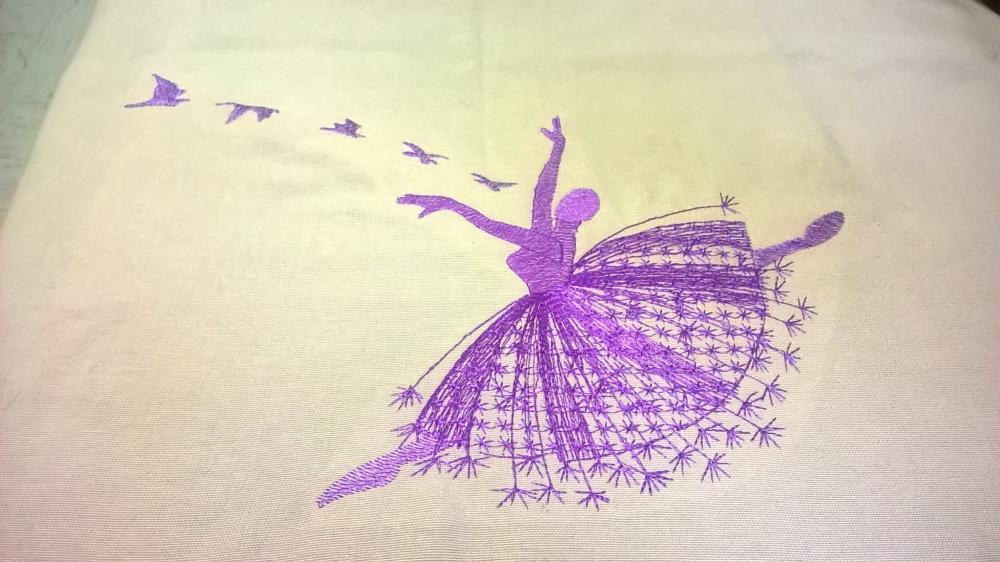 Ballet free embroidery design