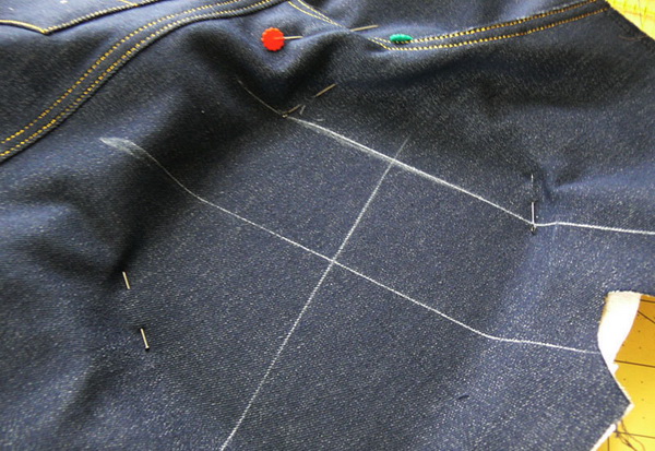 Embroidering along the seam. How to position a design properly ...