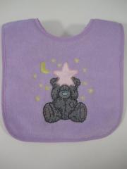 Babybib with Teddy bear embroidery design