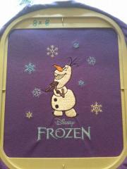 In hoop Olaf embroidered design