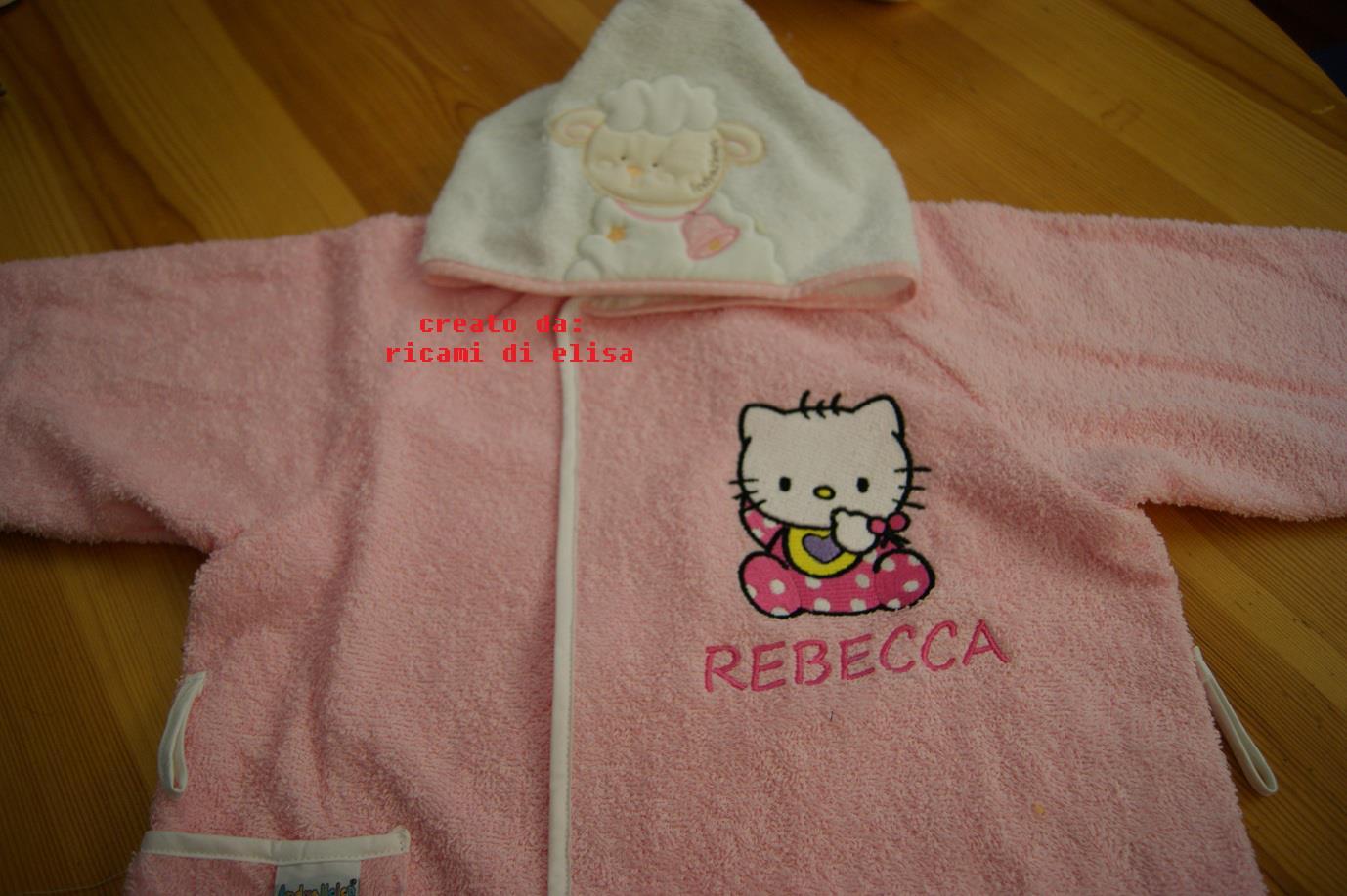 Newborn outfit with Hello Kitty Baby Bib embroidery design