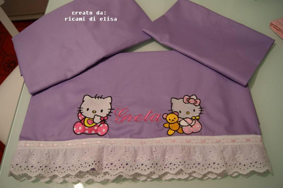 Newborn set with Hello Kitty embroidery designs