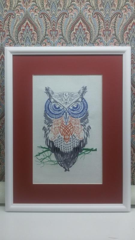 The Awe-Inspiring Story Behind Framed Tribal Owl Embroidery Designs
