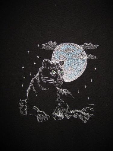 Panther free embroidery design