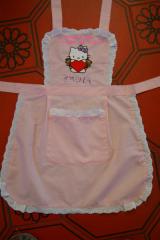 Baby apron Hello Kitty Great Holiday embroidery design