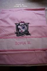 Napkin with Monster High Frankie Stein embroidery design