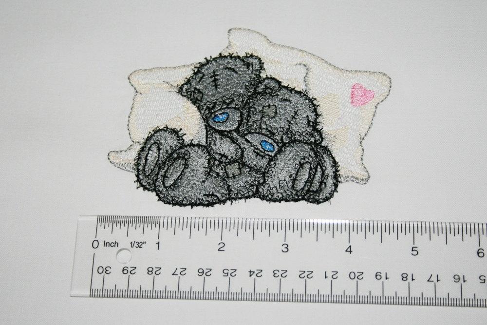Teddy Bear we sleep machine embroidery design