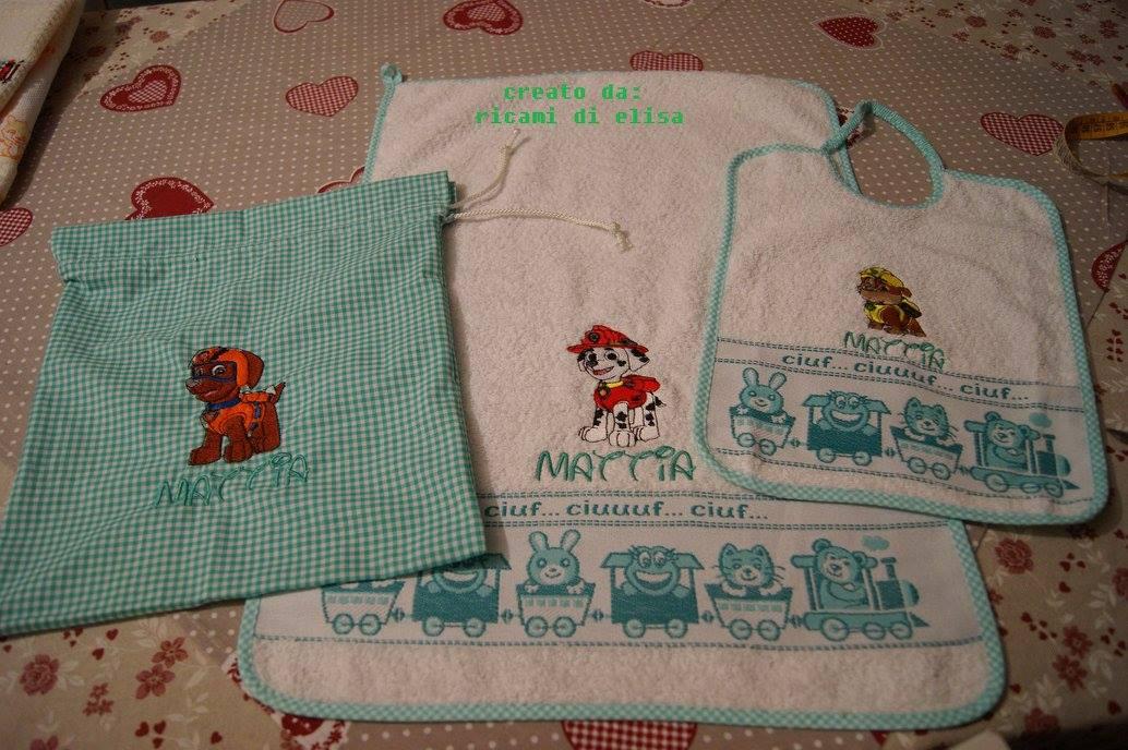Set with Paw Patrol embroidery designs collection